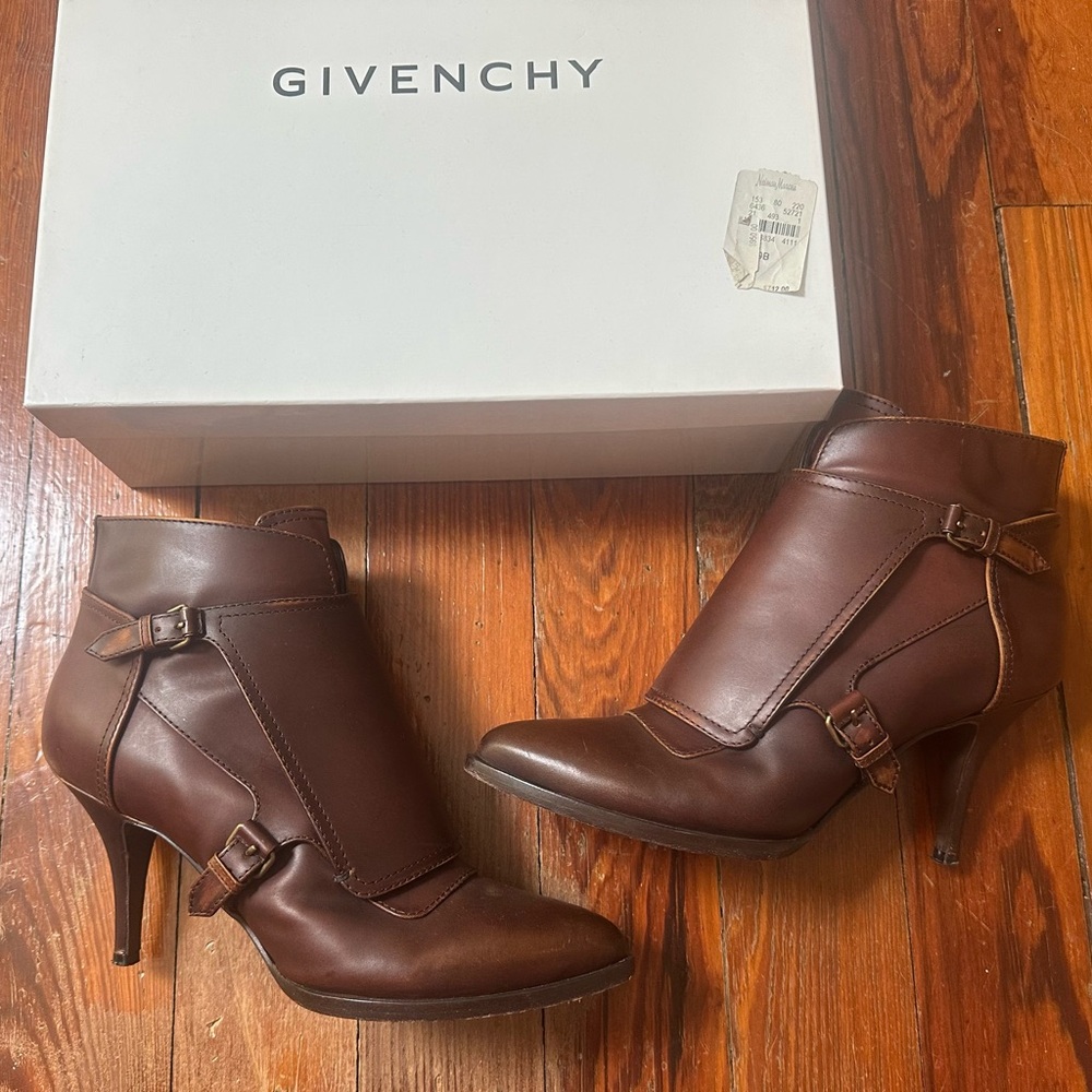 Givenchy Brown Heeled Boots with Stiletto Heel